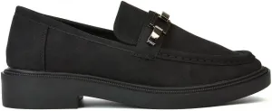 Womens Low Heel Loafers Ladies Slip On Cussioned Flexible Sole Chain Casual Work School Office Shoes Size 5-10
