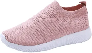 Womens Slip On Walking Shoes Lightweight Breathable Non Slip Mens Dress Shoes Lightweight Casual Work Shoes Dress Sneakers Brown Tennis Shoe Casual Loafers
