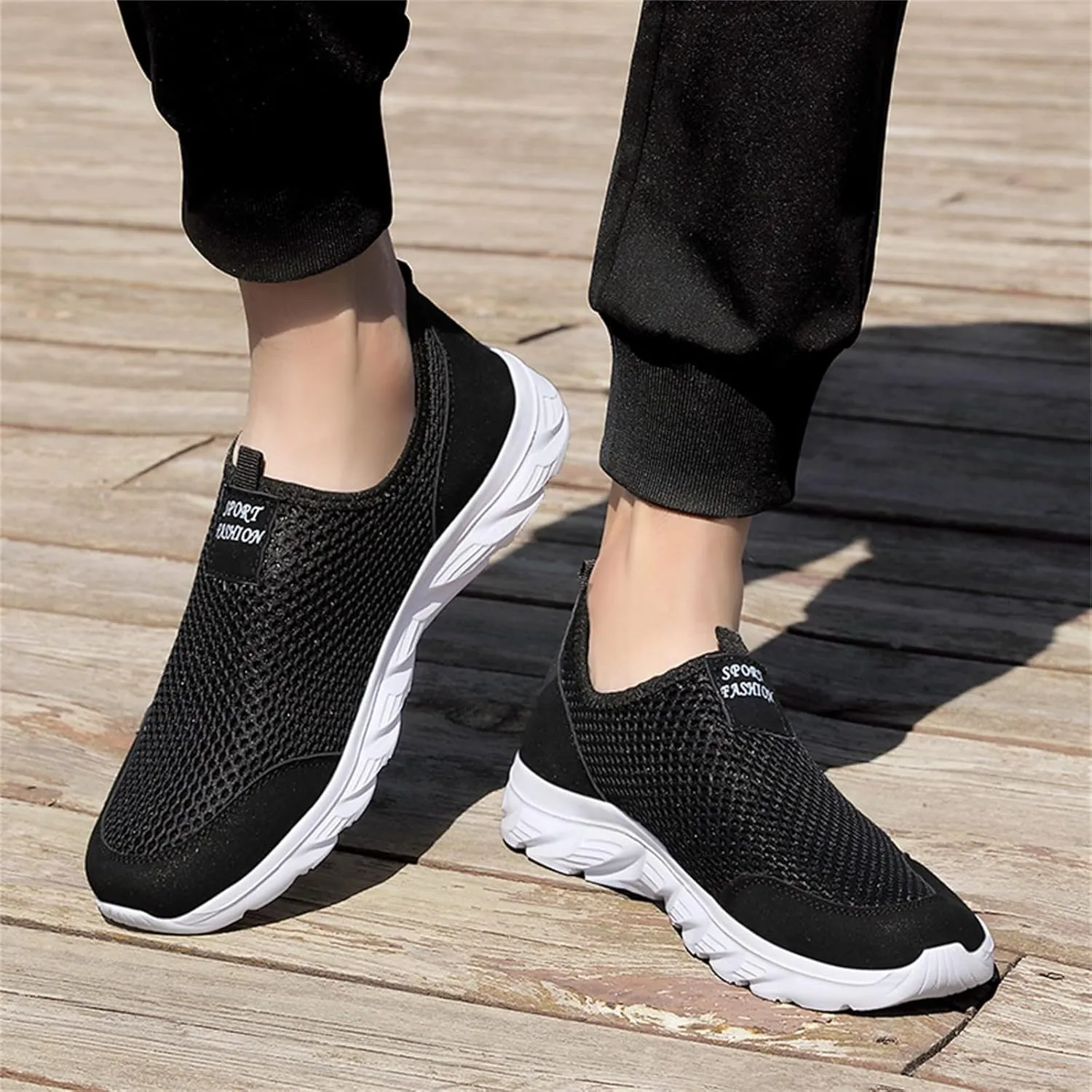 Women's Sneakers Wide Lightweight Work Slip Resistant Breathable Men Running Shoes Women Platform Loafers Womens Hiking Sneakers