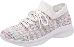 Women's Sneakers Wide Pull On Sneakers Womens All Black Women's Tennis Shoes 8.5 Walking Business Casual Women Wide Sneakers Zapatos Comodos Y Elegantes para Mujer De Vestir