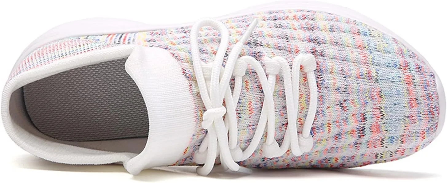 Women's Sneakers Wide Pull On Sneakers Womens All Black Women's Tennis Shoes 8.5 Walking Business Casual Women Wide Sneakers Zapatos Comodos Y Elegantes para Mujer De Vestir