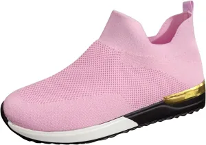 Womens Tennis Shoes Mesh Women Casual Shoes High Top Sneakers Men's KnitFlex Breeze Mesh Sneakers Oxfords Lace Basketball Shoe Loafers Dress Shoe