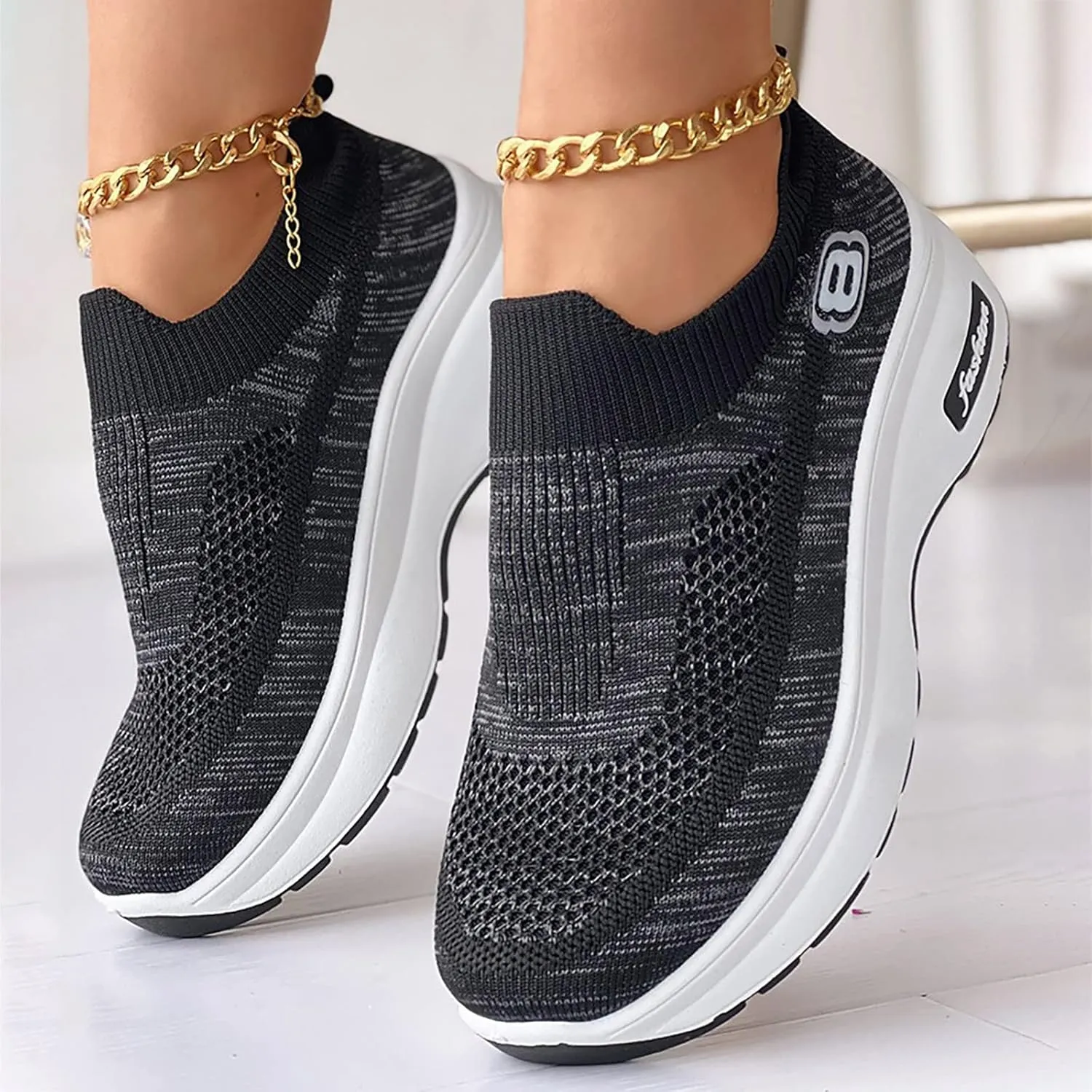Womens White High Top Sneakers Walking Shoes for Women with Arch Support and Comfort Womens Casual Shoes Black Lace Up Black Wedge Sneakers for Women 2023 Walking Shoes Women Wide Width