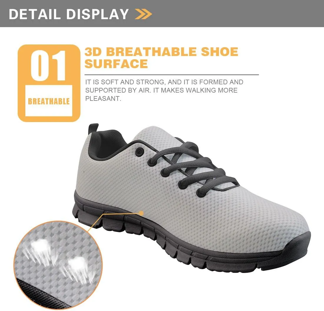 XYZCANDO Mesh Workout Shoes Mesh Breathable Running Shoes Lightweight City Running Shoes Daily Casual Shoes