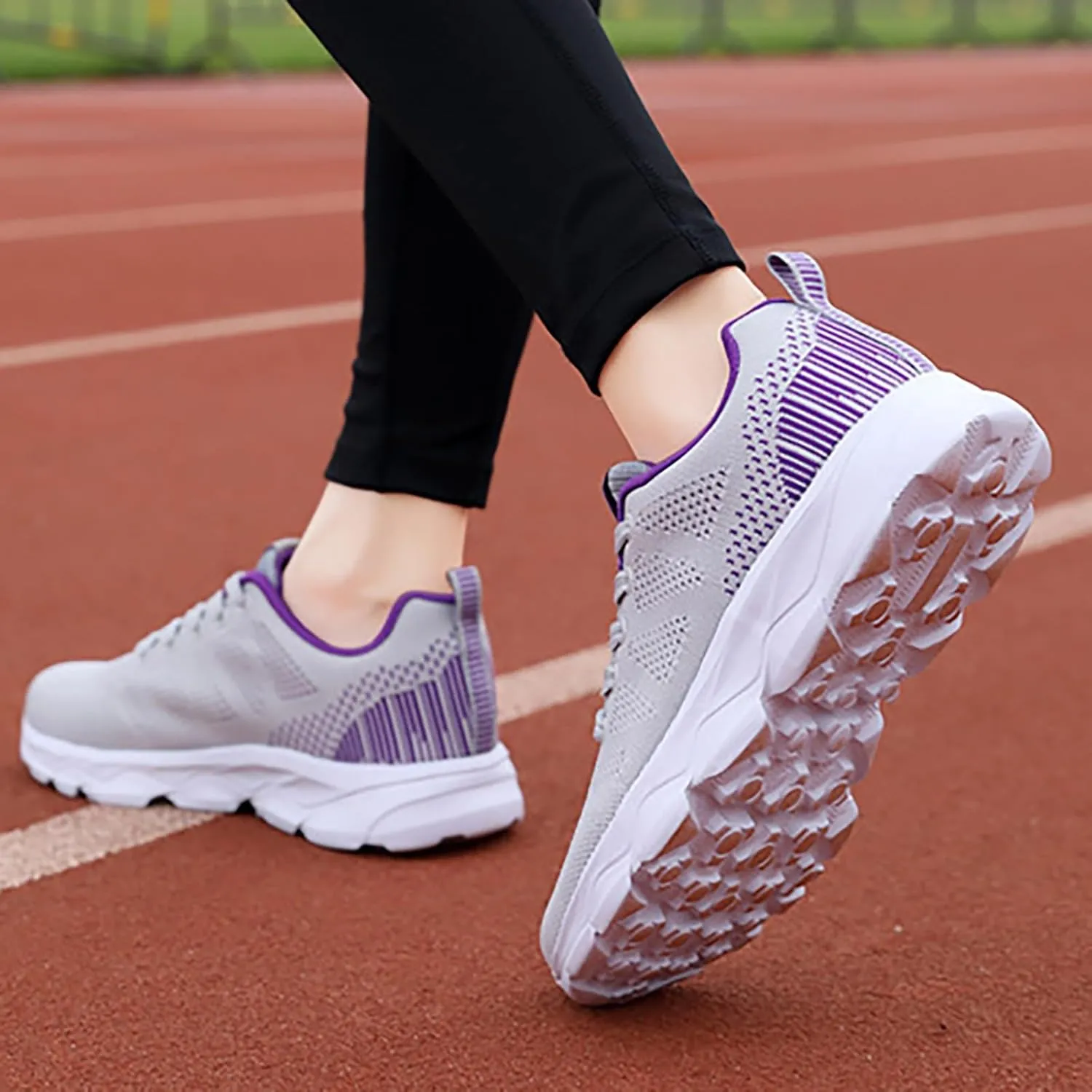 ZSpzx Orthopedic Platform Sneakers for Women Lace Up Slip-on Cushioned Footbed Jogging Tennis Sneaker Padded Insole Plantar Fasciitis Arch Support Casual Wedge Shoes Air Cushioned Walking Shoe