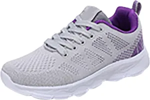 ZSpzx Orthopedic Platform Sneakers for Women Lace Up Slip-on Cushioned Footbed Jogging Tennis Sneaker Padded Insole Plantar Fasciitis Arch Support Casual Wedge Shoes Air Cushioned Walking Shoe