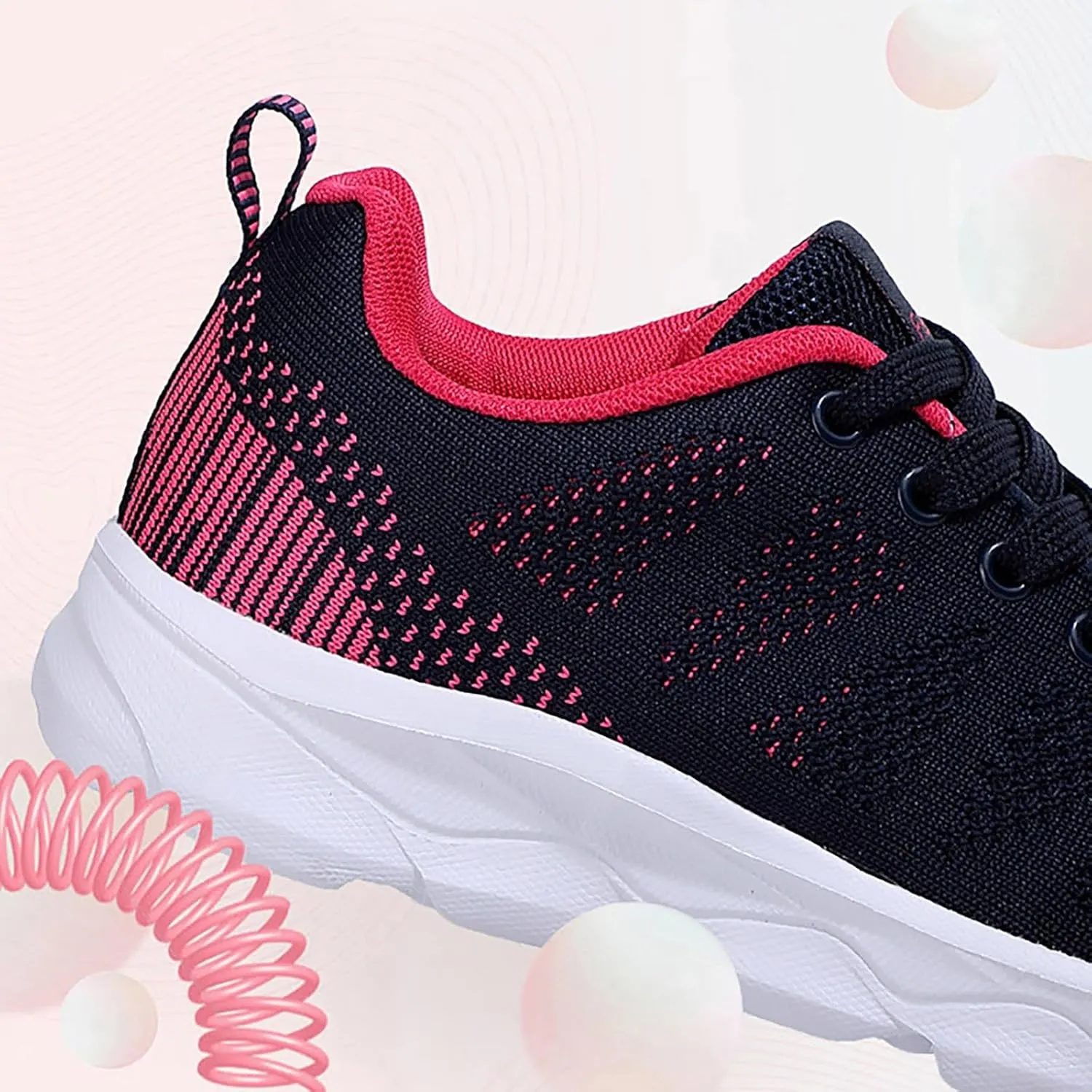 ZSpzx Orthopedic Platform Sneakers for Women Lace Up Slip-on Cushioned Footbed Jogging Tennis Sneaker Padded Insole Plantar Fasciitis Arch Support Casual Wedge Shoes Air Cushioned Walking Shoe